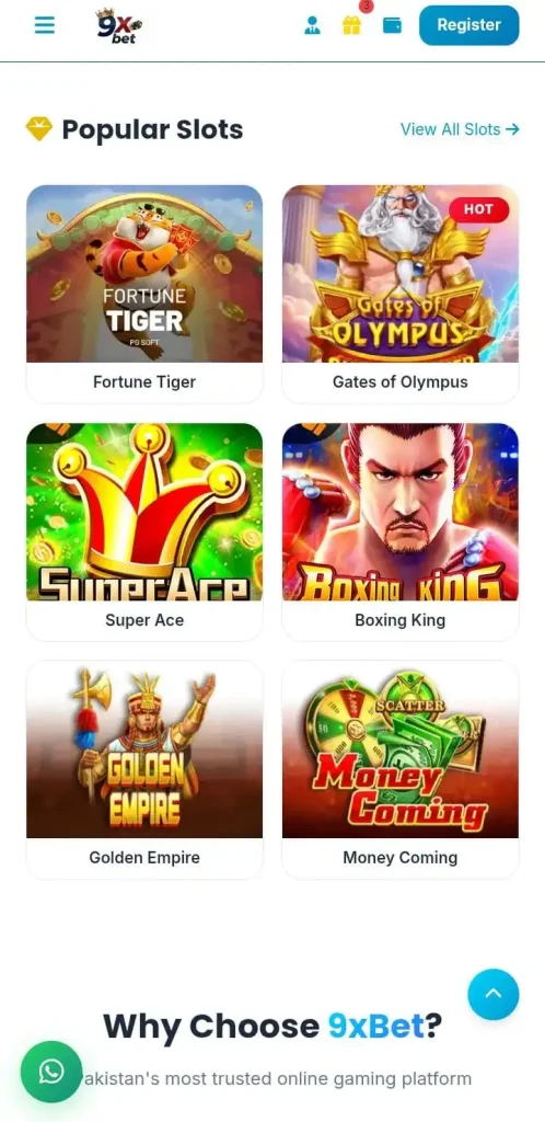 9XBet Game APK